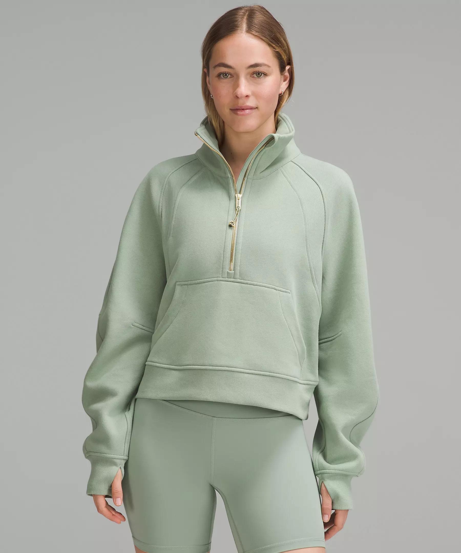 Scuba Oversized Funnel-Neck Half Zip | Women's Hoodies & Sweatshirts | lululemon | Lululemon (US)