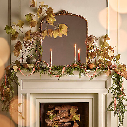 Faux Cedar Garland, Evergreen | Terrain