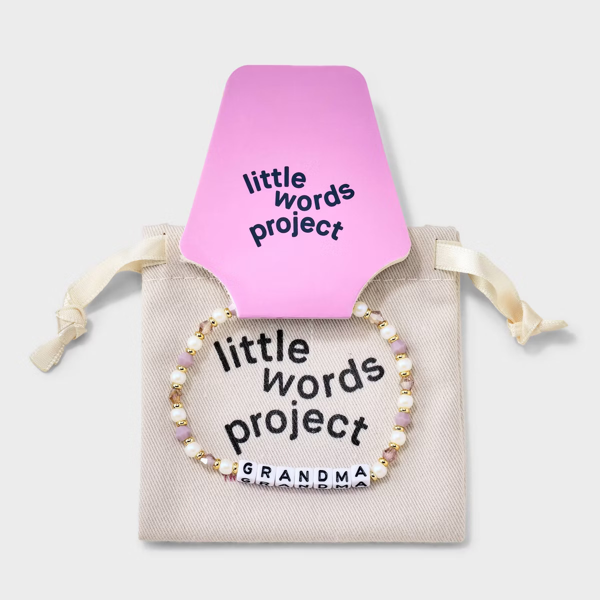Little Words Project Grandma Beaded Bracelet - Brown | Target