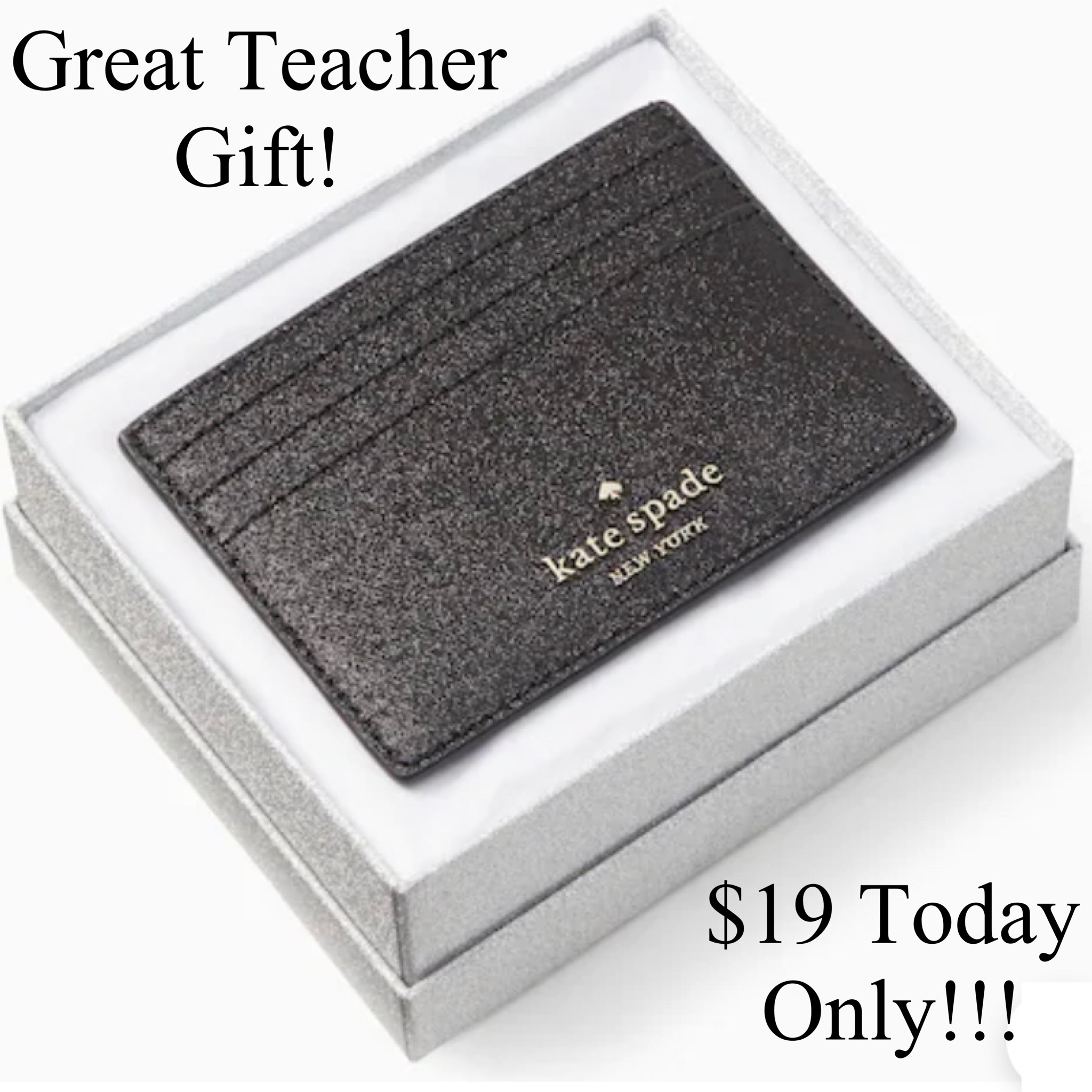 I posted the entire collection that’s on sale a couple hours ago, but I specifically want to point out this card holder. originally $89, it’s only $19 today only!
This would be a great teacher gift!! You can even stick a gift card in it! Also comes in beige and purple sparkle!
Free shipping!
#giftguide #blackfriday #blackfridaysale #giftsforher #giftsformom #teachergifts #designer #designersale

#LTKitbag #LTKGiftGuide #LTKsalealert