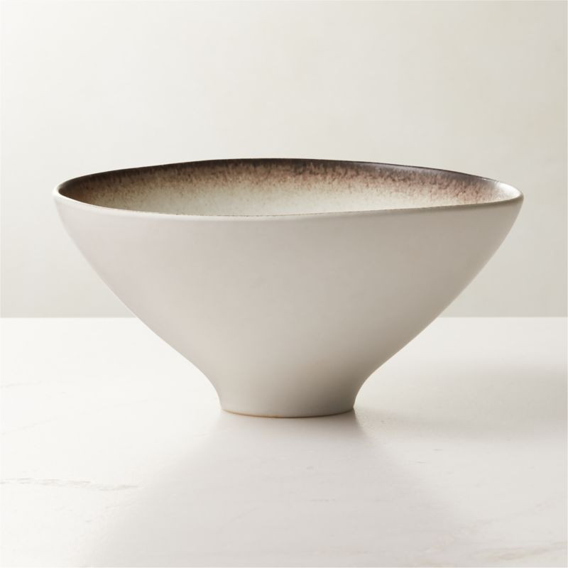 Sakana White Serving Bowl + Reviews | CB2 | CB2
