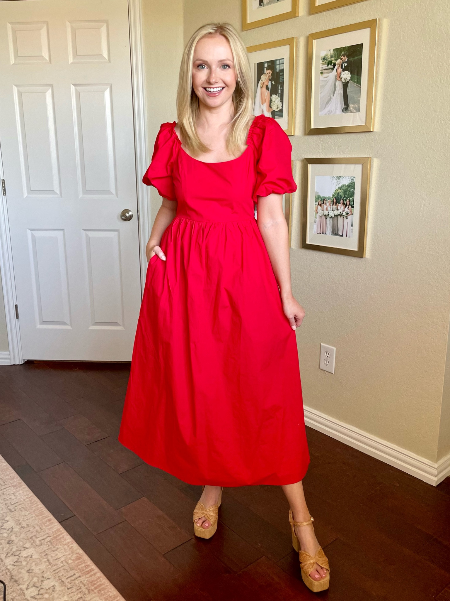 Wearing an XS | red dress, midi dress, vacation dress, spring dress, summer dress 

#LTKstyletip #LTKSeasonal #LTKFind