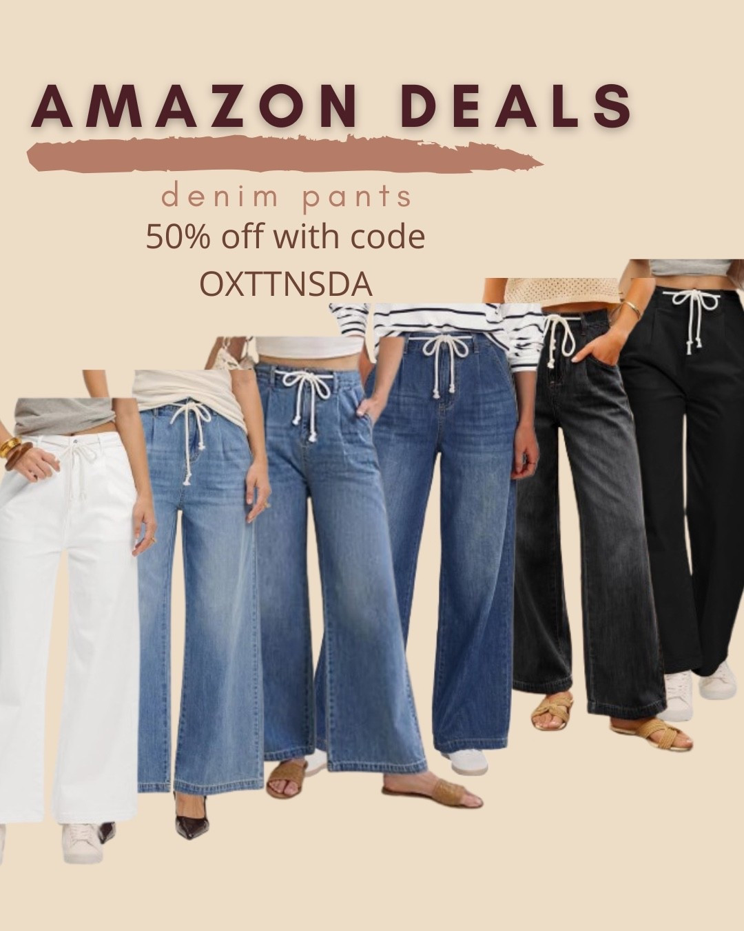 $17-$19 ends 5/29

Amazon fashion
Amazon deals
Denim trousers
Comfy pants

#LTKSaleAlert