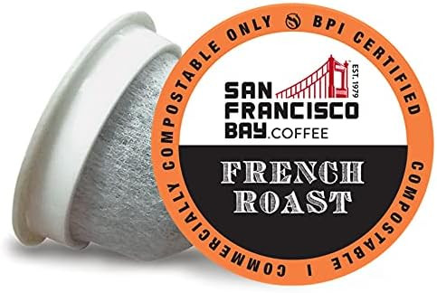 Amazon.com: SF Bay Coffee OneCUP French Roast/Dark Roast 80 Ct Compostable Coffee Pods, K Cup Com... | Amazon (US)