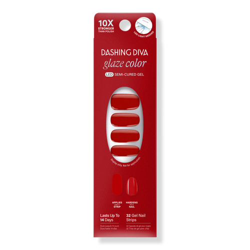 Dashing Diva Glaze Color Semi-Cured Gel Nail Strips | Ulta