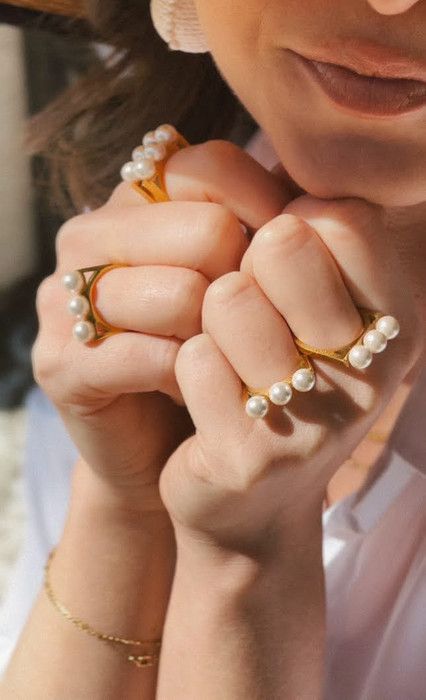 Row - Pearl Ring - Sarah Weisbrod Collection | Lisi Lerch Inc