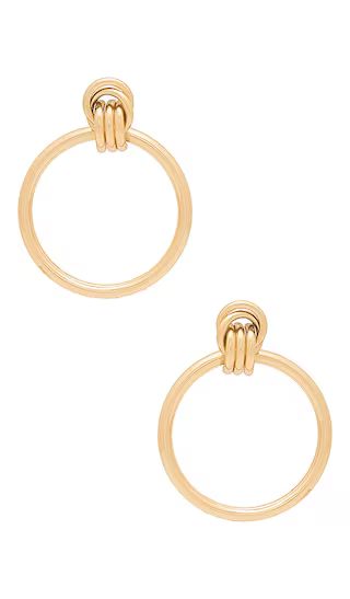 Hindsight Hoops in Gold | Revolve Clothing (Global)