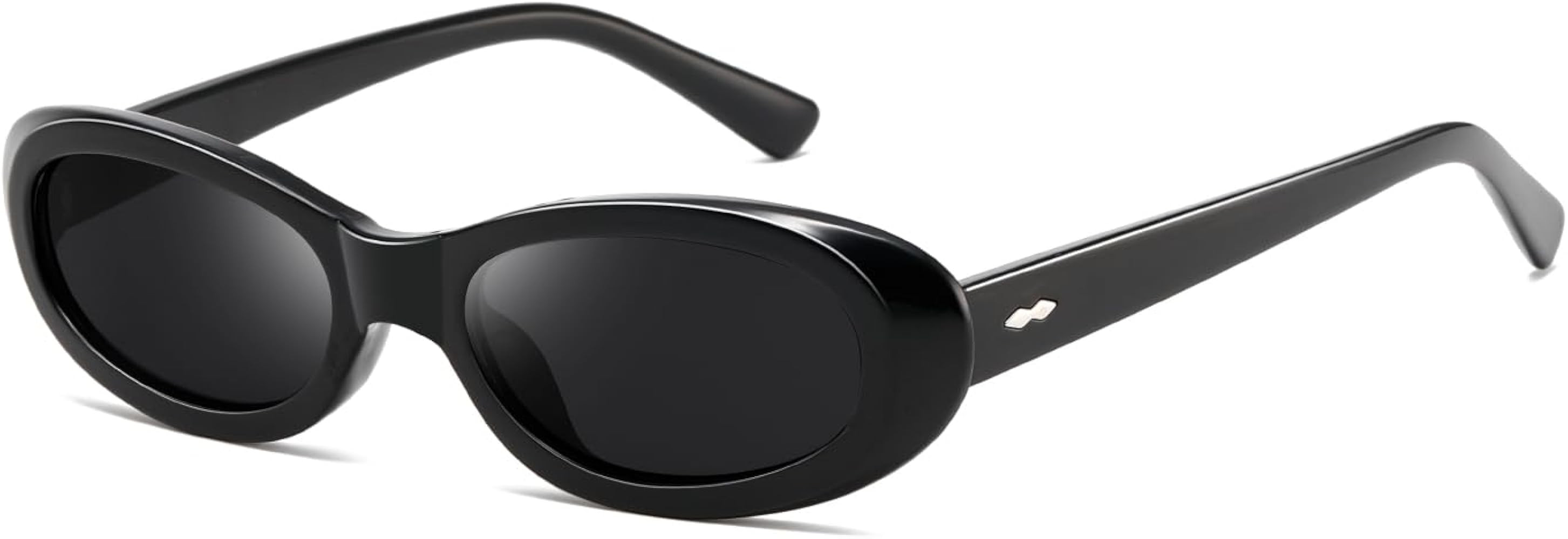kimorn Retro Oval Sunglasses for Women and Men Fashion Small Oval Sun Glasses 90s Vintage Shades ... | Amazon (US)