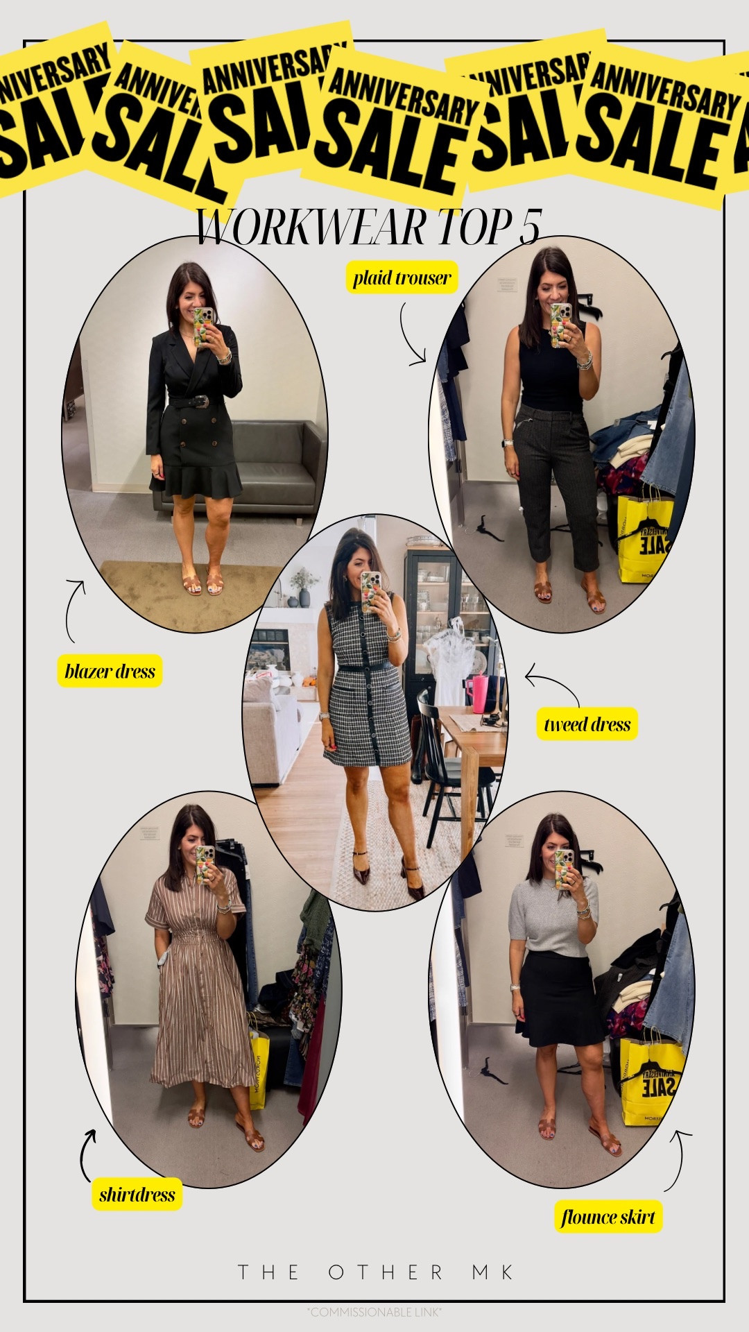 Five workwear items I’m loving from the anniversary sale
In a 10 blazer dress, medium ribbed tank, 8 plaid trouser, 8 tweed dress, medium striped dress, small puff sleeve sweater, medium flounce hem skirt 

#LTKWorkwear #LTKMidsize #LTKSaleAlert