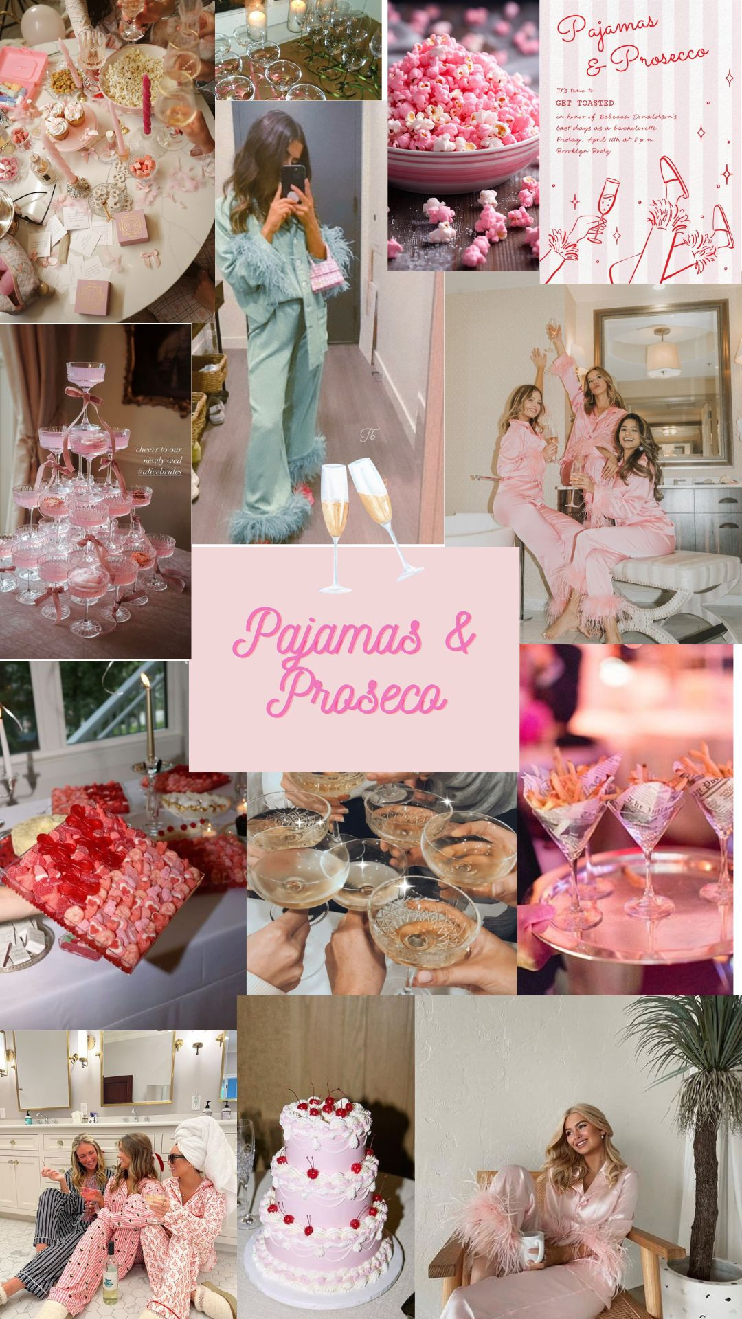 
Calling all 2025 Brides for some Bridal Shower theme ideas! If I was a Bride, these would be my favorite ideas. <33 

Keep it casual yet chic with pastel pink, lavender, mint, and peach tones in everything—PJ sets, decor, and snacks. Feather details can be added to everything from the PJs to the cake, and you can set up a "cuddle corner" with cozy throws and pillows. Serve bubbly prosecco and light snacks like fruit platters, mini pastries, and popcorn

#LTKSeasonal #LTKParties #LTKWedding #Bridalshowerideas #bridalshowertrends #bachelorette 

 #LTKSeasonal #LTKParties #LTKWedding