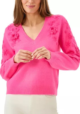 Lilly Pulitzer Women's Alayla Sweater, Pink, Medium | Belk