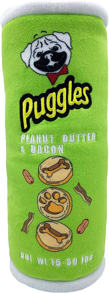 Huxley & Kent for Dogs | Puggles Can (Small) | Power Plush Dog Toy with Squeaker | Funny Dog Gift... | Amazon (US)