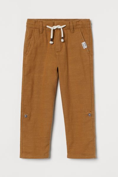 Straight Fit Twill Pants | H&M (US + CA)