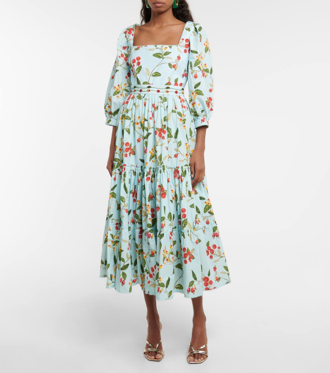 Miel printed cotton midi dress | Mytheresa (US/CA)