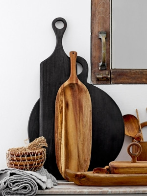Bloomingville Tray/Cutting Board , Black | Ashley