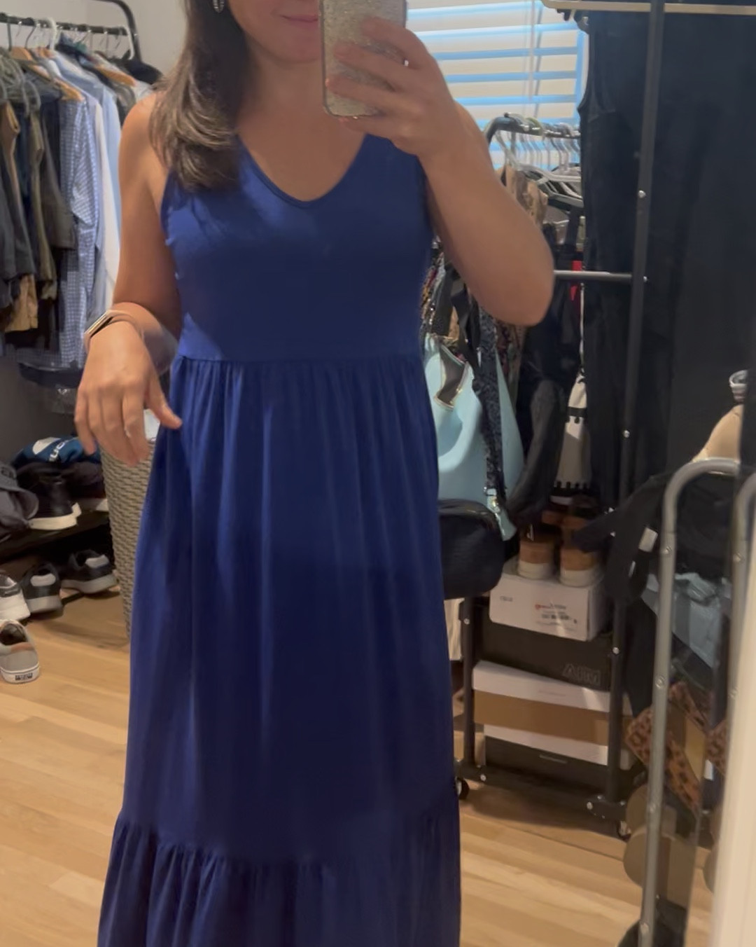 As someone who is 5ft, I love nothing better than a maxi dress I can wear with flats! 

Loved this dress so much - I ordered it in 2 colors! 

I am wearing a size small. 

#LTKWorkwear #LTKFindsUnder50 #LTKPetite