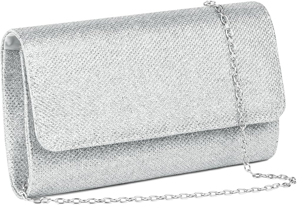 OSDUE Evening Bag Clutch Purses for Women, Glitter Evening Bag Sparkling Envelope Packet with Det... | Amazon (US)