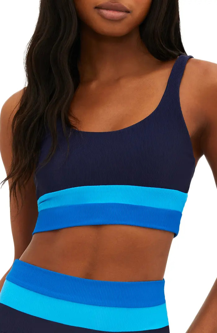Beach Riot Mackenzine Colorblock Bikini Top | Nordstrom | Nordstrom