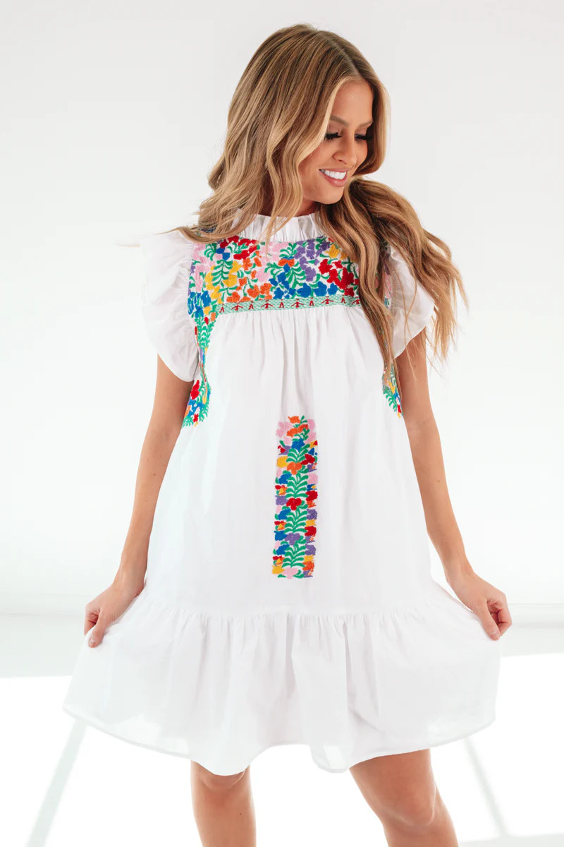 The Caryn Dress - White | The Impeccable Pig