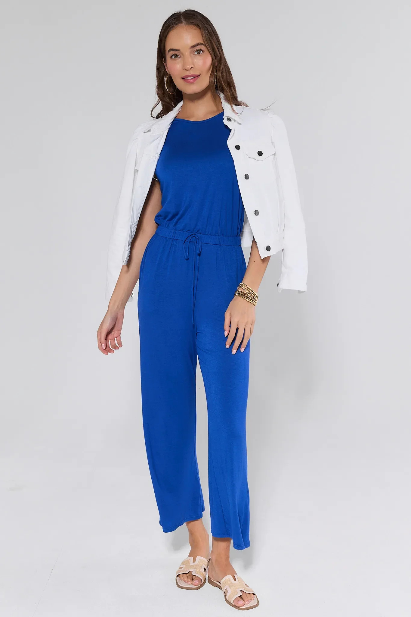 Heidi Blue Wide Leg Jumpsuit | Avara