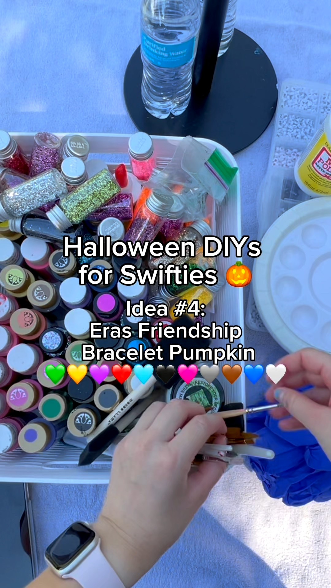 DIY Taylor Swift friendship bracelet pumpkin 🎃

#LTKSeasonal #LTKHalloween #LTKFindsUnder50