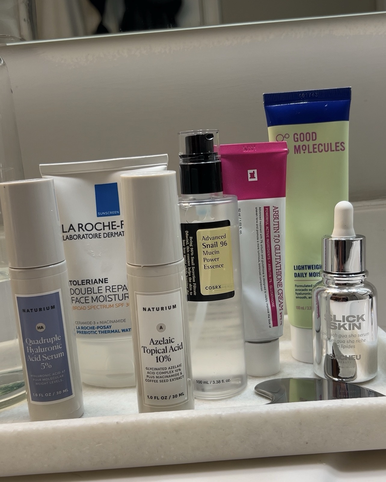 Skincare routine products I’m using right now! 
La Roche Posay. Korean skincare routine. Melanin skin. Acne 

#LTKmorningroutine #LTKBaby #LTKselfcare
