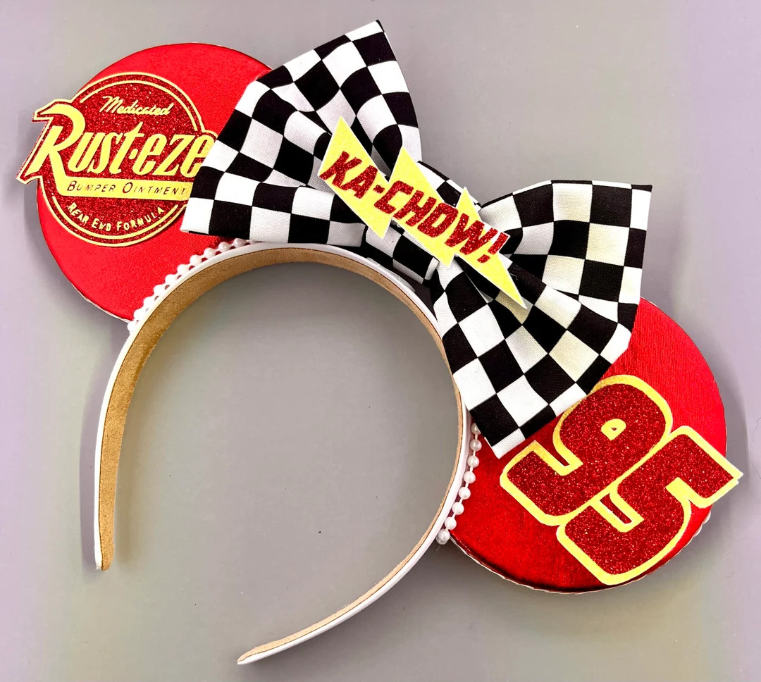 Lightning McQueen Cars Inspired Mouse Ears | Etsy (US)