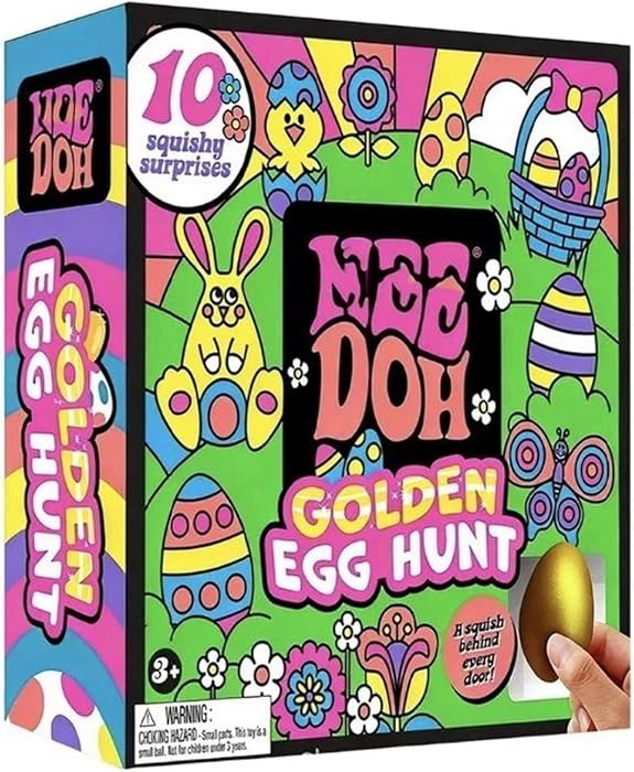 Nee Doh 2026 Easter Golden Egg Treasure Hunt Mystery 10-Piece Set (1 PC) | Amazon (US)