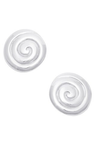 Louis Abel Uzu Earrings in Silver - Metallic Silver. Size all. | FWRD 