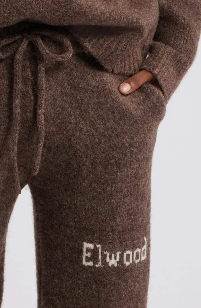 Elwood Intarsia Logo Baggy Sweatpants | Nordstrom | Nordstrom