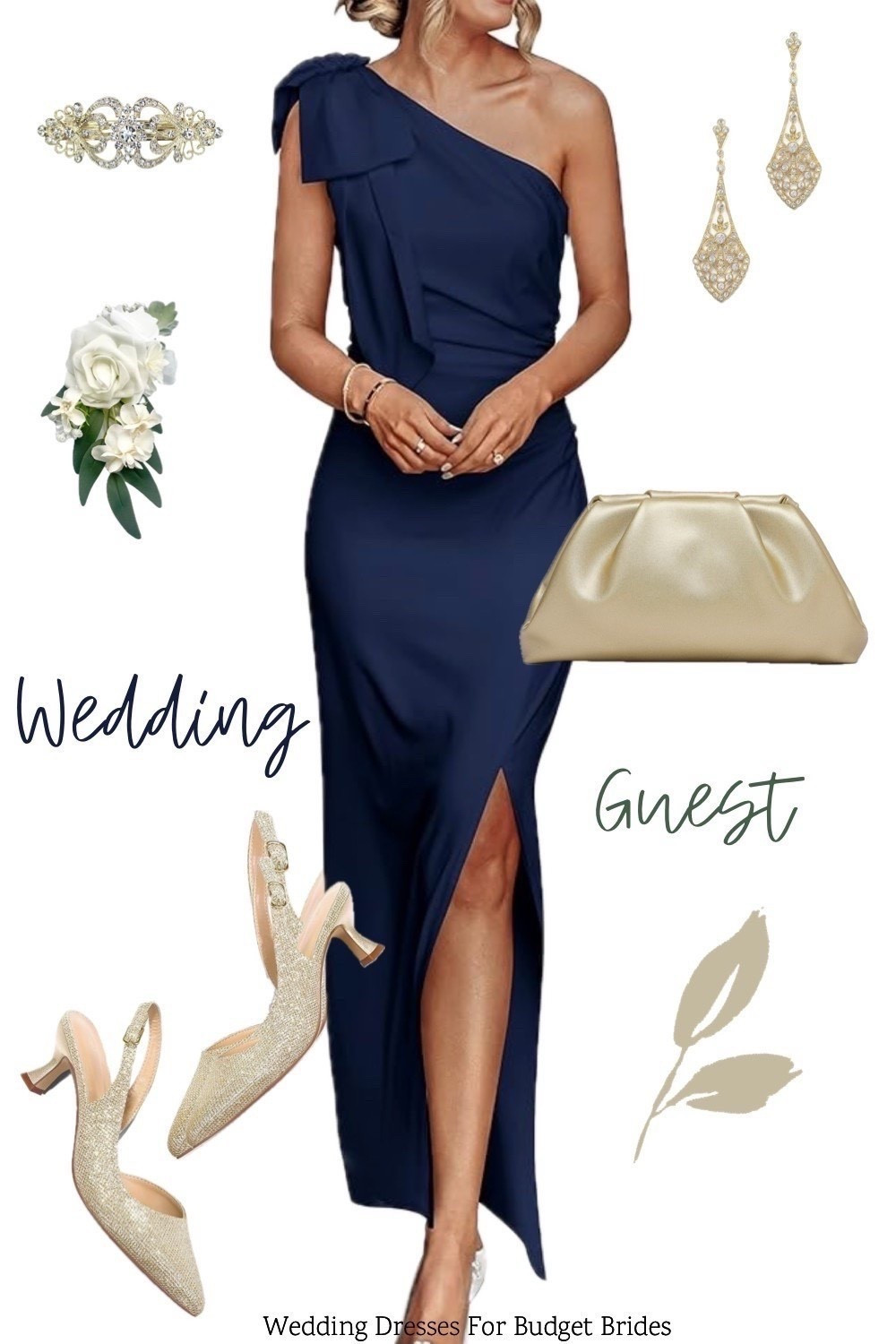 Pretty navy blue formal wedding guest dress and accessories. All from Amazon.

#LTKWedding #LTKFindsUnder100 #LTKSeasonal
