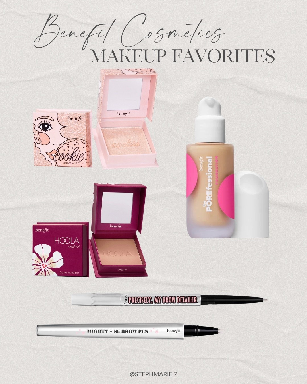 My top favorite benefit cosmetics, currently  on sale!! Get 30% off sitewide + free shipping with code: FRIYAY

#LTKCyberWeek #LTKSaleAlert #LTKBeauty