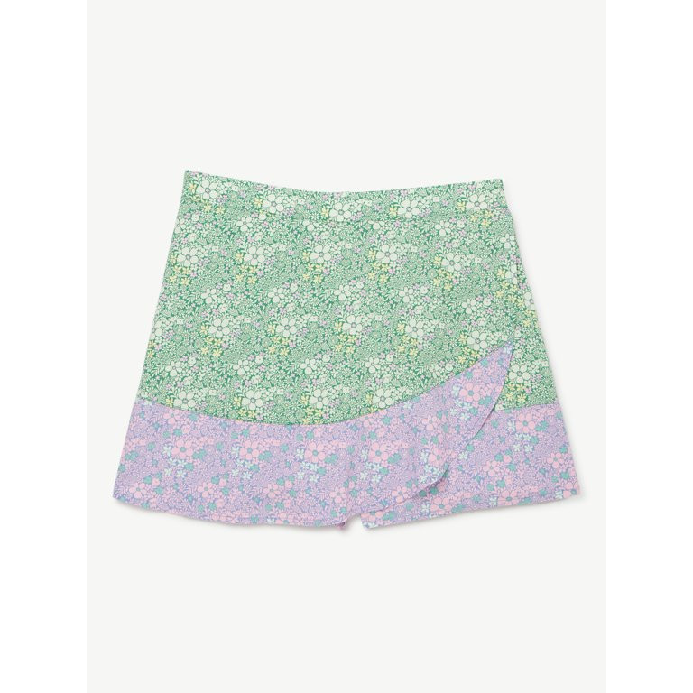 Free Assembly Girls Wrap Skort, Sizes 4-18 | Walmart (US)