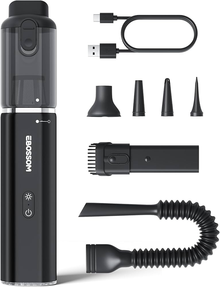 Car Vacuum with 21000Pa High Suction, Portable Vacuum for Car, 2 Modes, 30 Mins Runtime, 4 in 1 V... | Amazon (US)