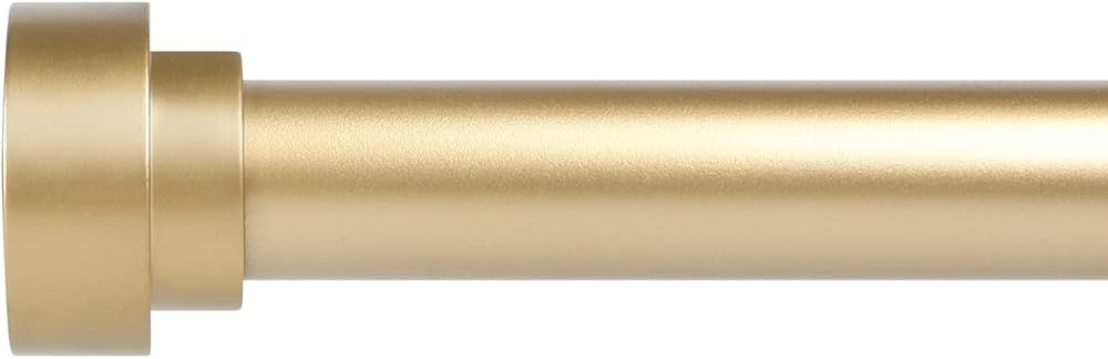Gold Curtain Rods for Windows 48 to 84 Inch(4-7ft),1 Inch Diameter Heavy Duty Curtain Rods,Adjust... | Amazon (US)