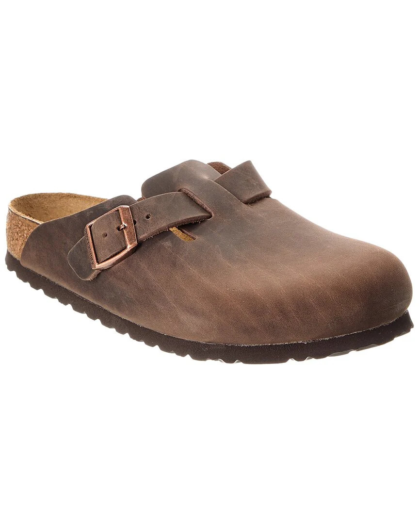 Birkenstock Boston BS Leather Clog | Shop Simon