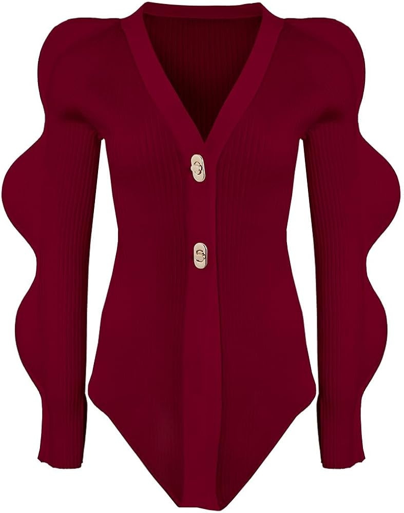 Women Cardigan Sweaters Long Sleeve Knitted V-Neck Open Front Button Down Outwear Trendy Fall Win... | Amazon (US)