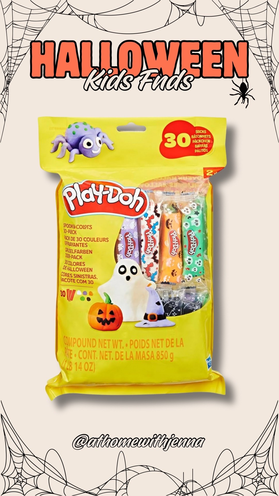 Something wickedly squishy this way comes… 🕷️🎃

Play-Doh dropped their spooky Halloween colors and my kids are already mixing them all into one big blob. Love that for me.

🧡 Pumpkin orange
💜 Witchy purple
💚 Slime green
🖤 Cauldron black
⚪ Bone white

Perfect for keeping little goblins busy while you hide in the pantry with candy you “bought for trick-or-treaters.”

Zero prep, max Halloween vibes. Just don’t step on it barefoot. Ever.

#PlayDohHalloween #SpookySensoryPlay #HalloweenActivitiesForKids #MomLife #TargetHalloween #CraftyButLazy

#LTKSeasonal #LTKFamily #LTKKids