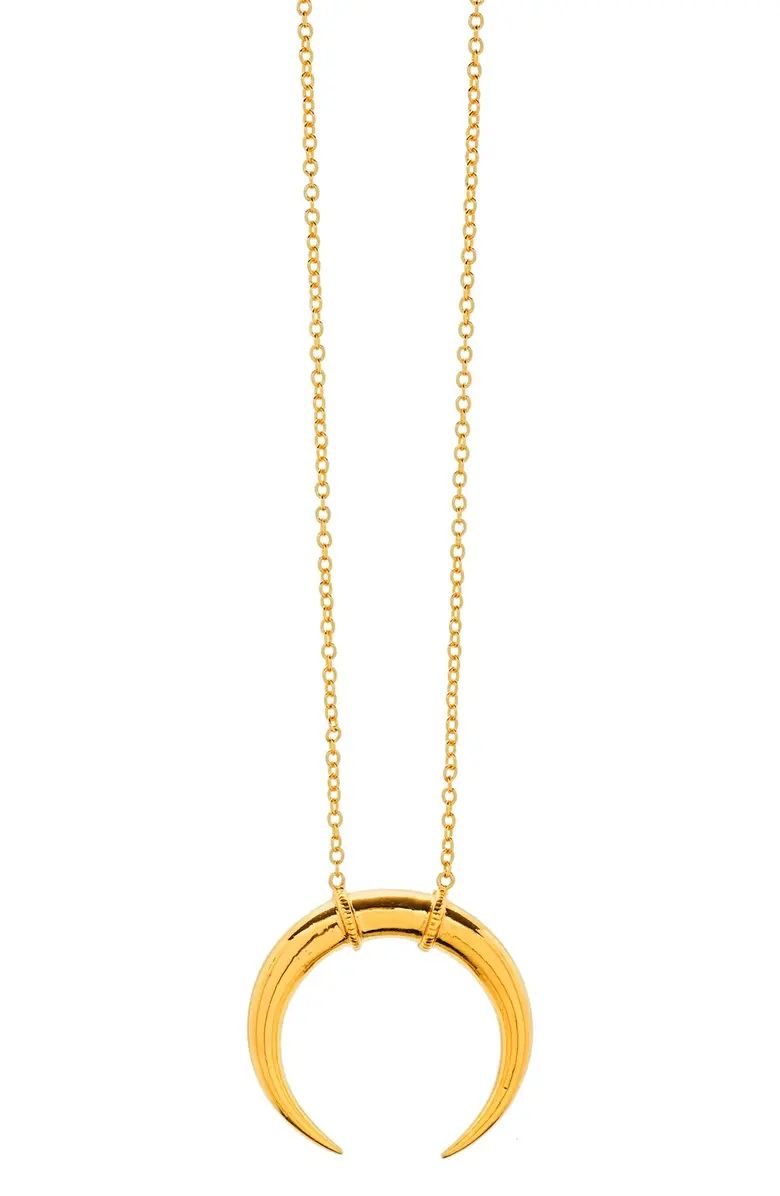 'Cayne' Crescent Pendant Necklace | Nordstrom