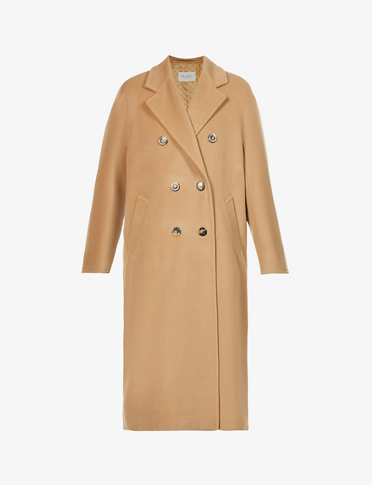 MAX MARA Madame double-breasted wool and cashmere-blend coat | Selfridges