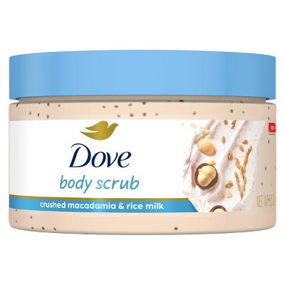 Dove Beauty Mini Body Scrub - Crushed Macadamia & Rice Milk - Travel Size - 3.5oz | Target