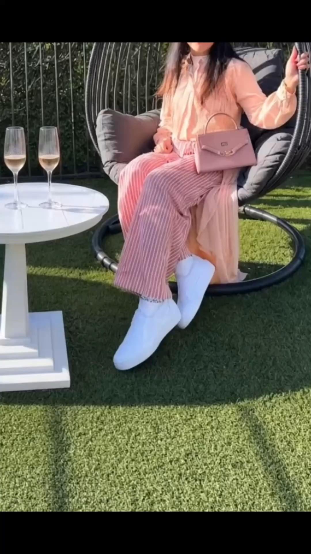 A few easy ways to create a relaxed, fun backyard resort vibe ✨ Think an outdoor egg swing chair for that effortless lounge moment, a chic outdoor table for your drinks, fluted champagne glasses for a little sparkle, and a fashion moment that feels polished but relaxed. Backyard styling should feel like a mini escape you actually want to stay in.

#backyardresort #outdooreggchair #outdoorswing #outdoortable #flutedglass #champagneglass #outdoorliving #patioinspo #backyardinspo #resortstyle #relaxedliving #ltkhome #ltkfashion #memorialdaysale

#LTKdayinmylife