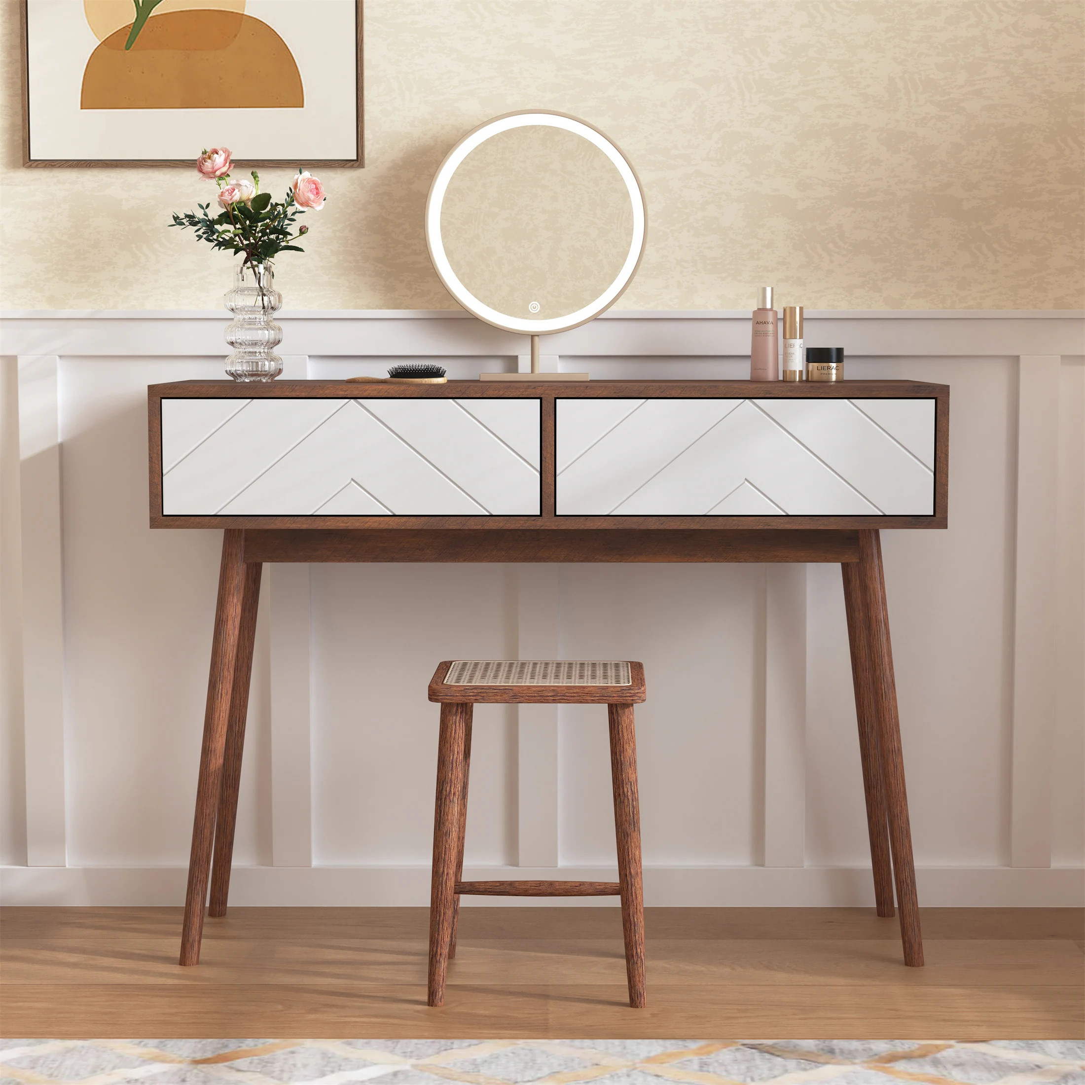 Entryway Table with 2 Carved Panel Drawers | Bed Bath & Beyond