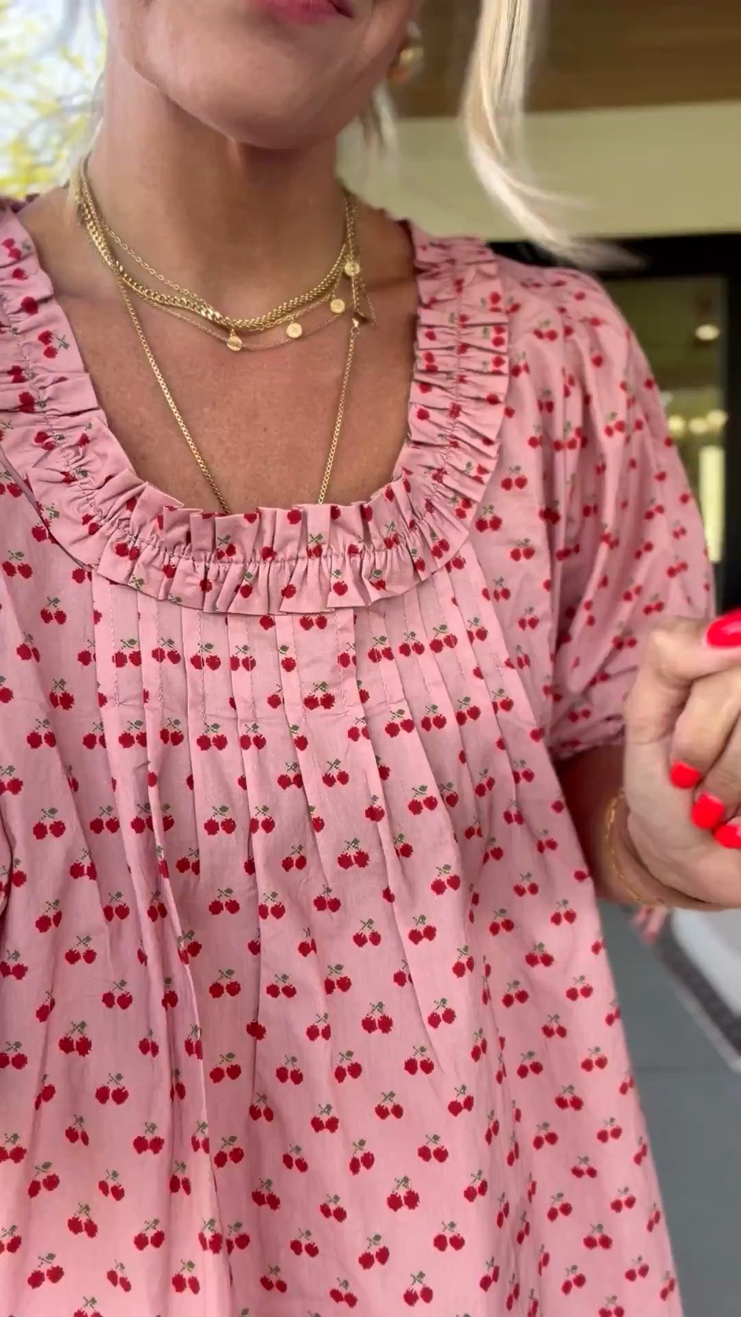 Cutest dress! 🍒