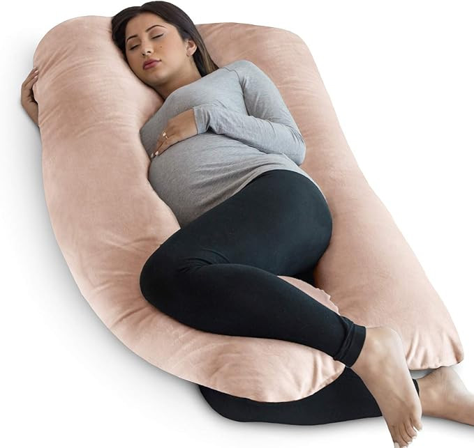PharMeDoc Pregnancy Pillow, U-Shape Full Body Pillow and Maternity Support - Support for Back, Hi... | Amazon (US)