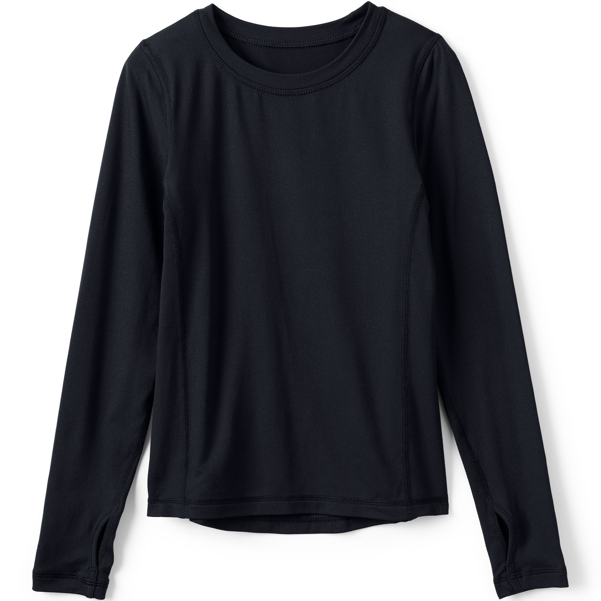 Boys Thermal Base Layer Long Underwear Thermaskin Crew Neck Shirt | Lands' End (US)