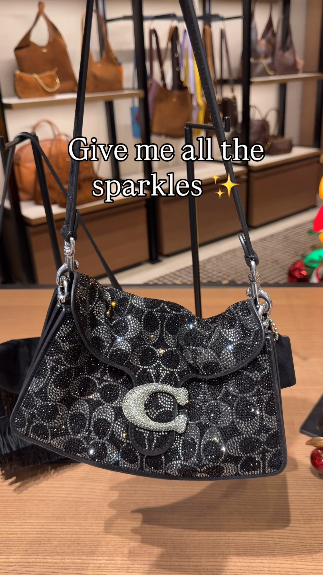 The coach new crystal jacquard in black and silver is stunning 😍 which one is your favorite?!

Coach crystal table
Coach bag
New at coach 
Coach bags


#LTKootd #LTKHoliday #LTKGiftGuide