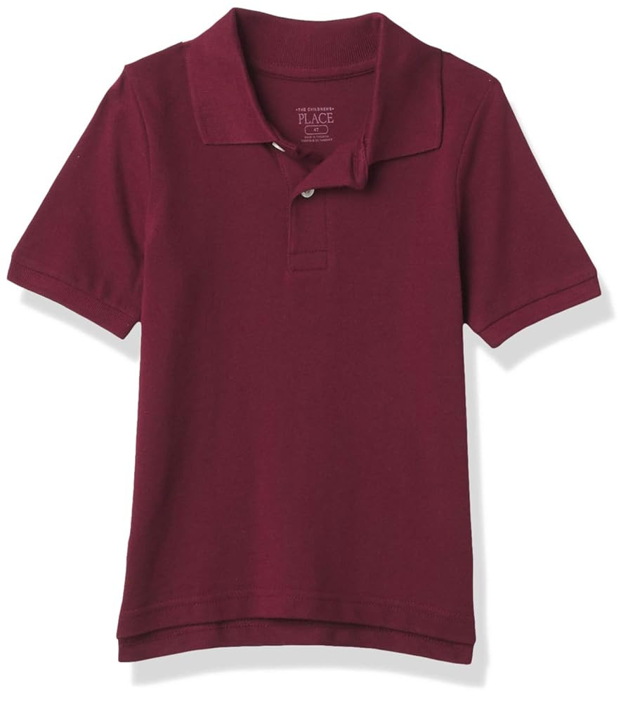The Children's Place baby boys Fashion Color Short Sleeve Pique Polo | Amazon (US)