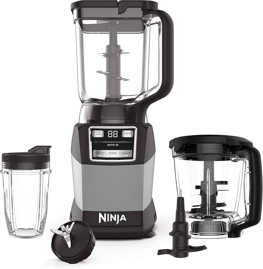 Ninja Blender, Compact Kitchen System, 1200W, 3 Functions for Smoothies, Dough & Frozen Drinks wi... | Amazon (US)