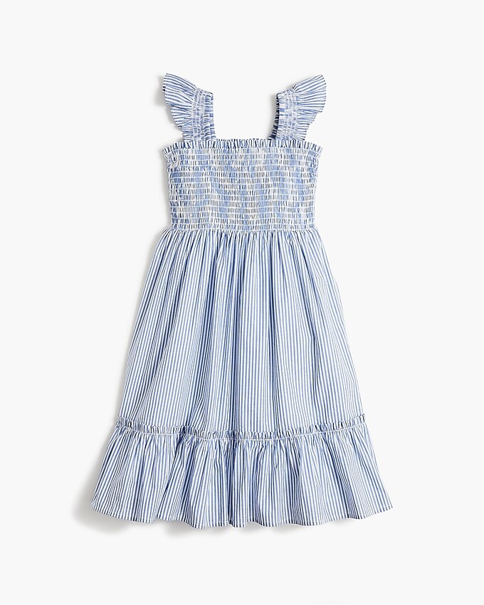 Girls' ruffle-sleeve tiered dress | J.Crew Factory